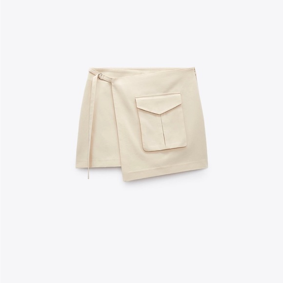 Zara Cargo Skort NWT Medium - Picture 5 of 7